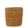 vaso oval 40cm fibra natural vime lili casa e construcao