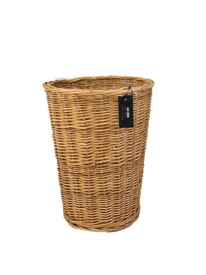 vaso cone 45 fibra natural vime fundo madeira etiqueta lili casa e construcao
