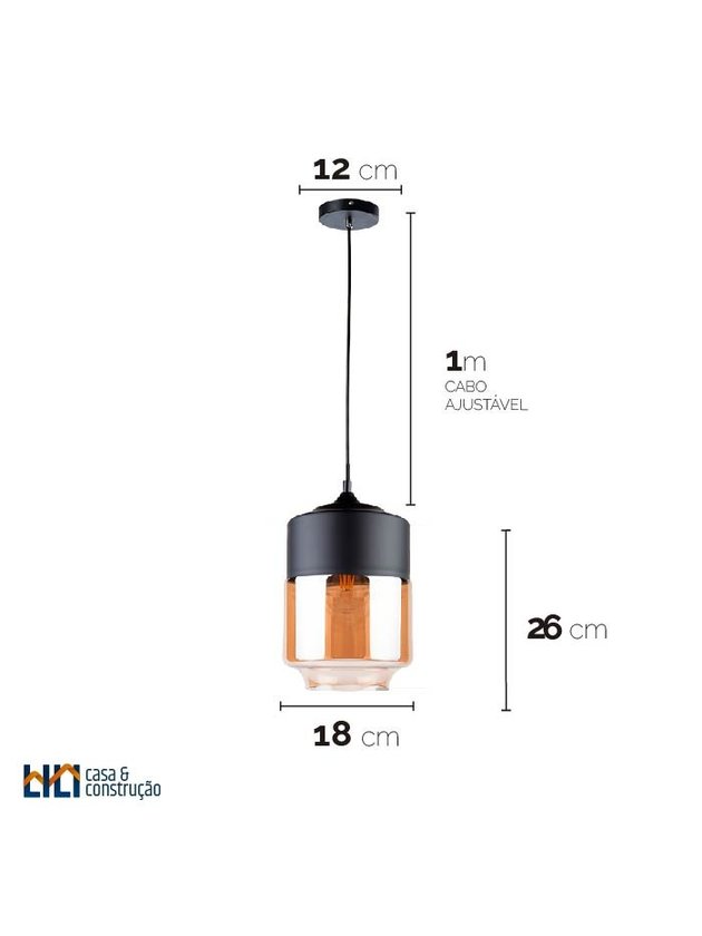 luminaria pendente tallin vidro ambar medidas classico lili casa e construcao prancheta 1 prancheta 1