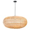 luminaria pendente rattan circulo 60cm fibra natural lili casa e construcao