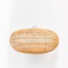 luminaria pendente rattan 60cm fibra natural lili casa e construcao