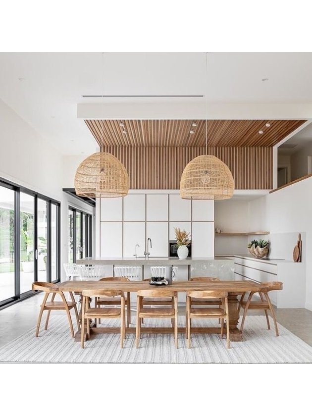 luminaria pendente rattan natural 60cm redonda lili casa e construcao