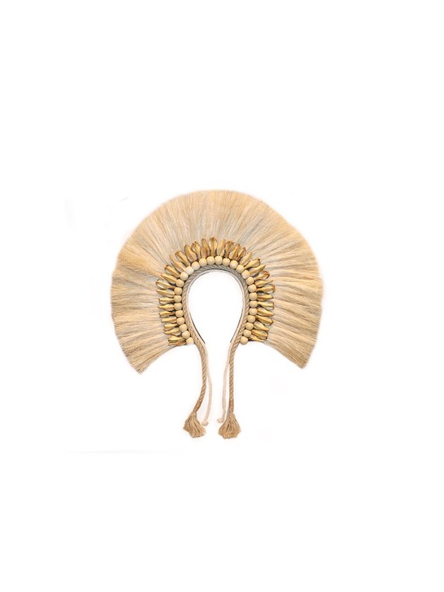 cocar decorativo de parede pequeno boho lili casa e construcao