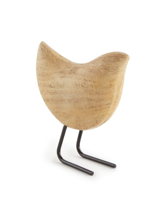 passaro decorativo grande amadirado lili casa