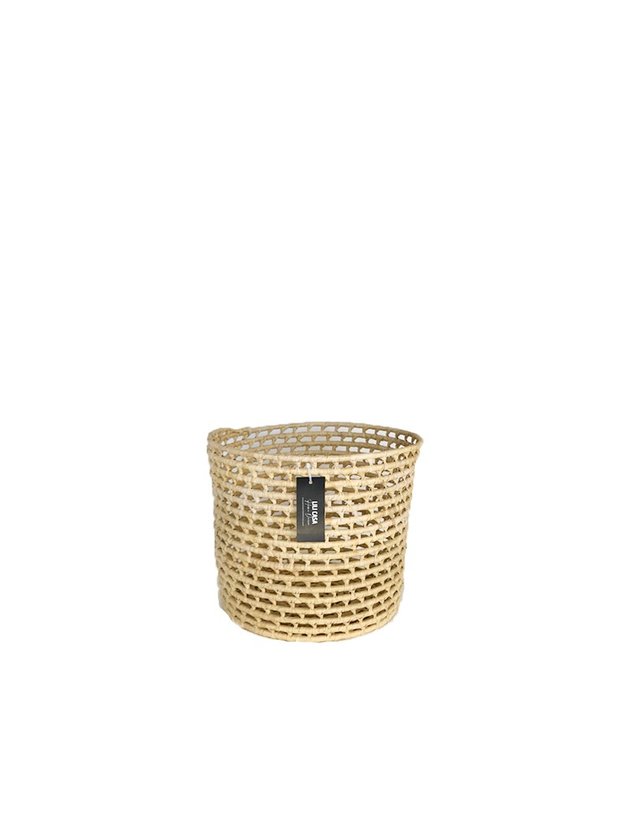 cesto cachepo palha natural cru p lili casa