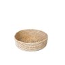 bandeja palha natural redonda grande crua lili casa e construcao