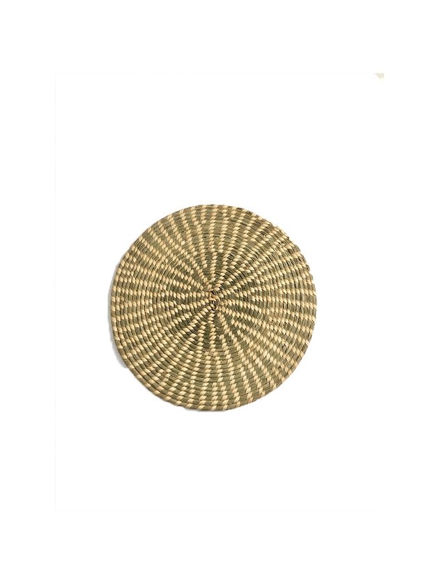 sousplat palha natural mesa posta verde 20cm lili casa e construcao
