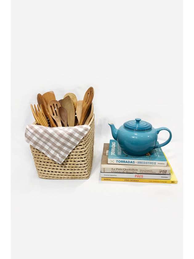 cesto quadrado cachepo palha natural lili casa e construcao