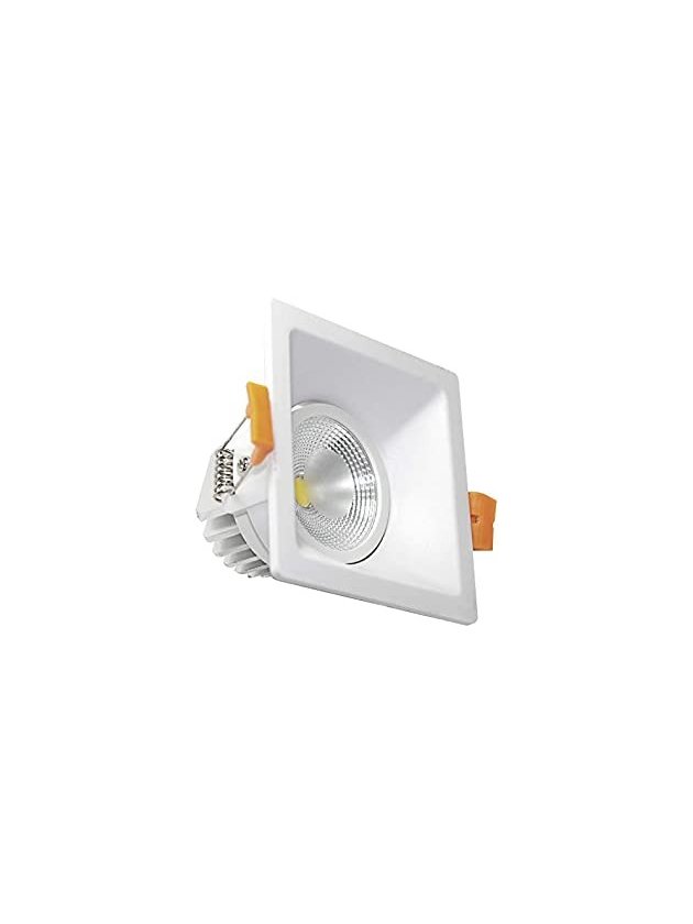 spot recuado branco embutir 6w 3000k lili casa e construcao