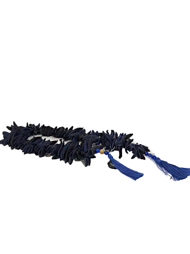 colar de mesa azul lingua de vaca grande lili casa e construcao