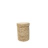 cesto cachepo palha natural cru cilindro com tampa lili casa e construcao