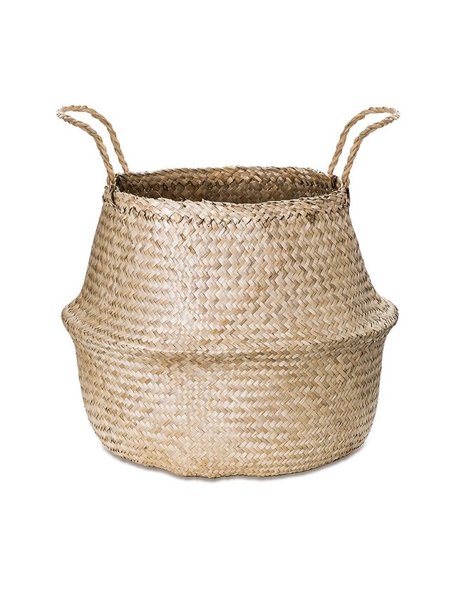 cesto seagrass com alca grande lili casa e construcao