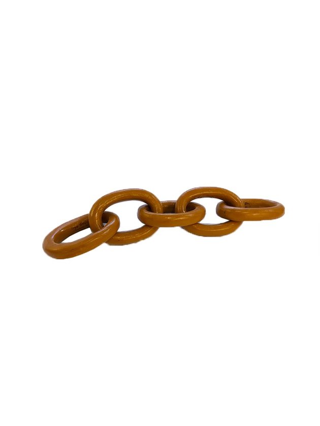 colar de mesa ceramica do brasil laranja corrente lili casa e construcao