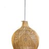 luminaria pendente rattan sel fibra natural lili casa e construcao