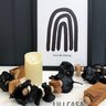 colar decorativo sementes preto madeira lili casa e construcao