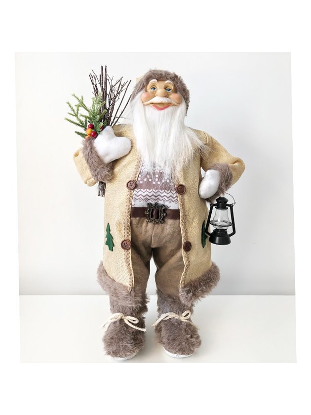 enfeite natalino papai noel galhos christmas lili casa e construcao