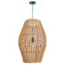luminaria pendente rattan palha natural romi lili casa e construcao