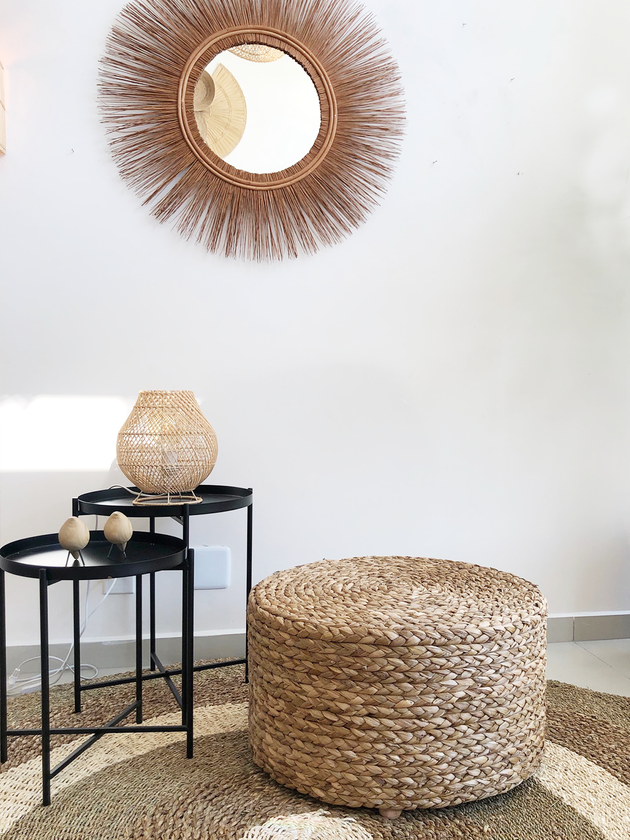 puff mesa palha natural carnauba lili casa e construcao