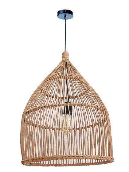luminaria vime fibra natural 40 sol lili casa e construcao