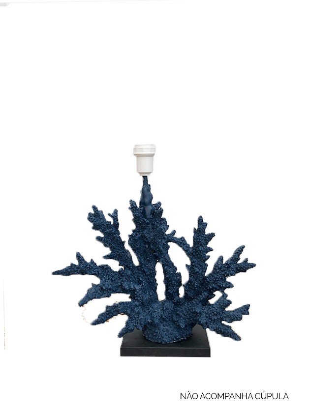 abajur de mesa coral azul medio lili casa e construcao
