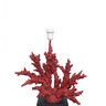 abajur de mesa coral vermelho sem cupula medio lili casa e construcao