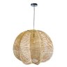 luminaria pendente rattan 60 estrela fibra natural lili casa e construcao