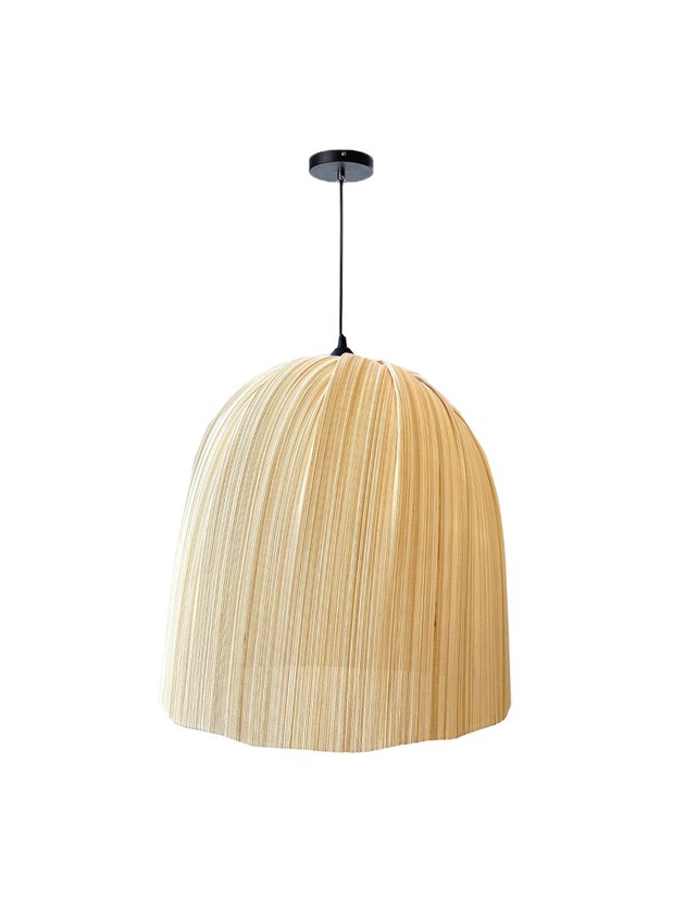 luminaria oca bambu pendente lili casa home decor