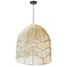 luminaria rattan aurora pendente lili casa home decor