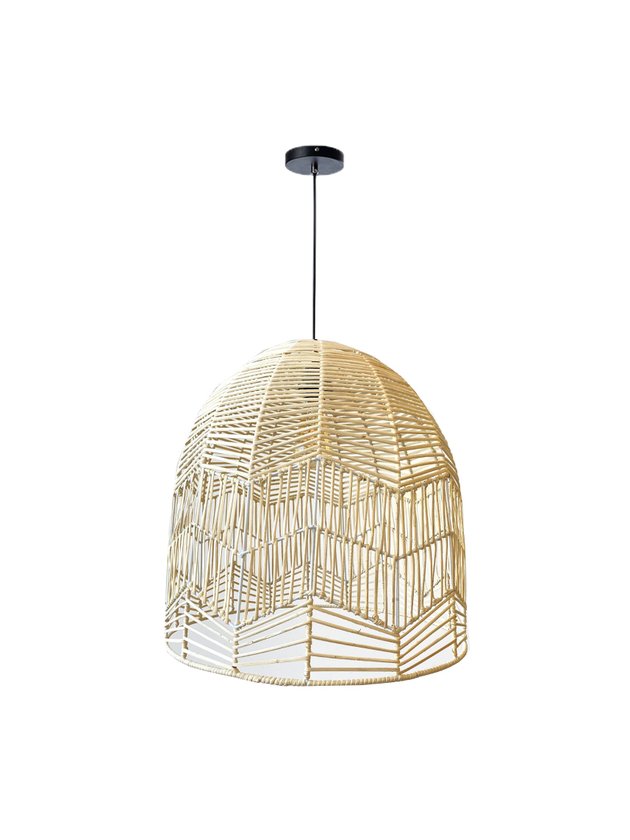 luminaria rattan aurora pendente lili casa home decor