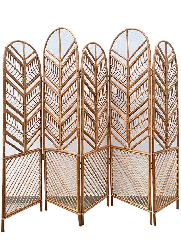 biombo modular vime fibra natural lili grande casa e construcao