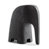 elefante preto grande escultura poliresina lili casa home decor
