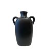 vaso de ceramica decorativo nordico medio para flores preto lili casa home decor