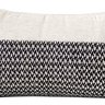 almofada baguete croche preto linho lili casa home decor