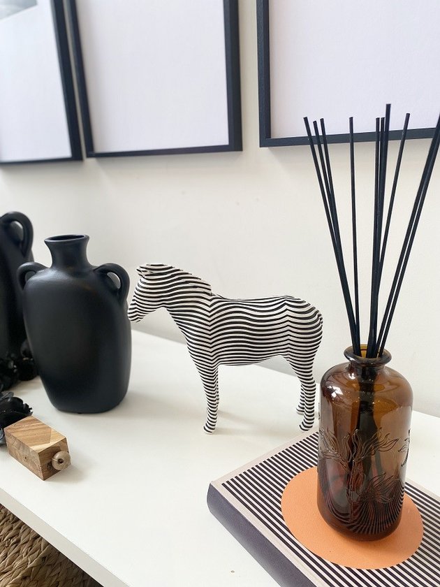 escultura zebra decorativa lili casa