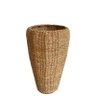 cesto grande palha natural chao 40cm altura lili casa home decor