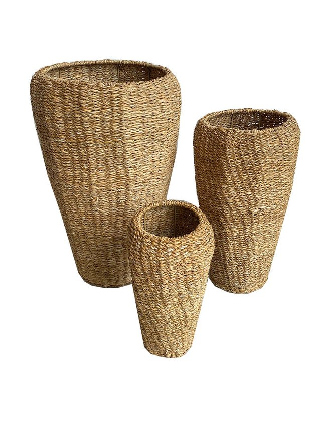 kit cesto grandep m g palha natural chao altura lili casa home decor