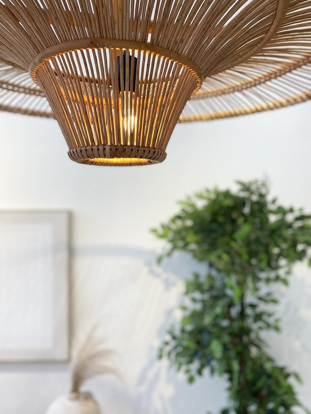 luminaria chapeu 140 cm detalhe lili casa