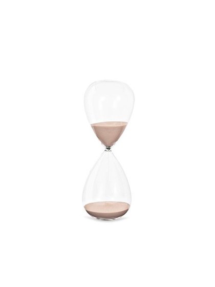 ampulheta 30 minutos nude areia relogio de tempo lili casa home decor