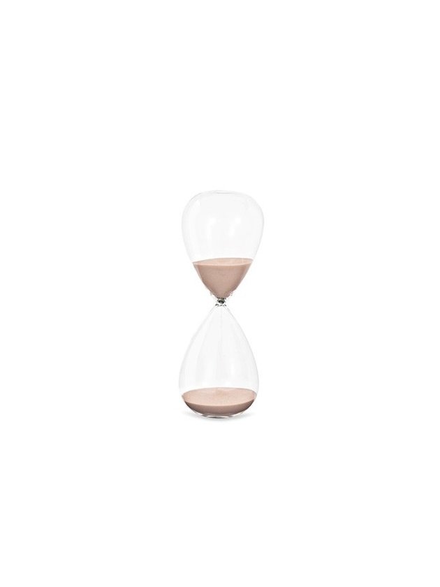 ampulheta 30 minutos nude areia relogio de tempo lili casa home decor