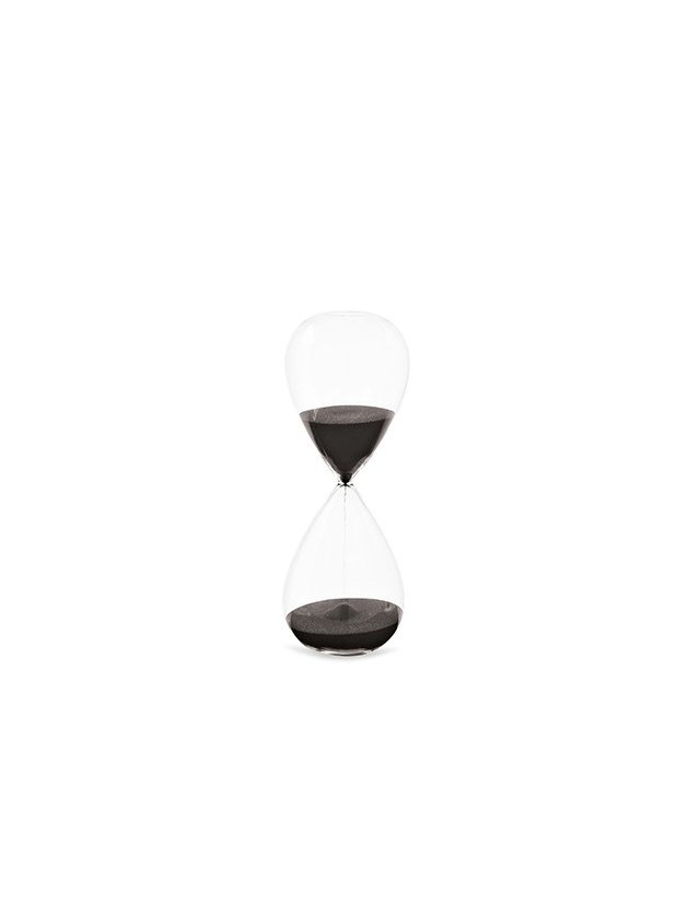 ampulheta 30 minutos preta areia relogio de tempo lili casa home decor