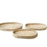 kit bandeja retangular oval lili casa home decor