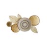 composicao de parede palha flor de cestaria lili casa home decor
