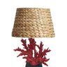 abajur de mesa coral vermelho cupula taboa 35 medio lili casa home decor