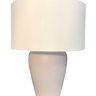 abajur de mesa branco cupula grande lili casa home decor