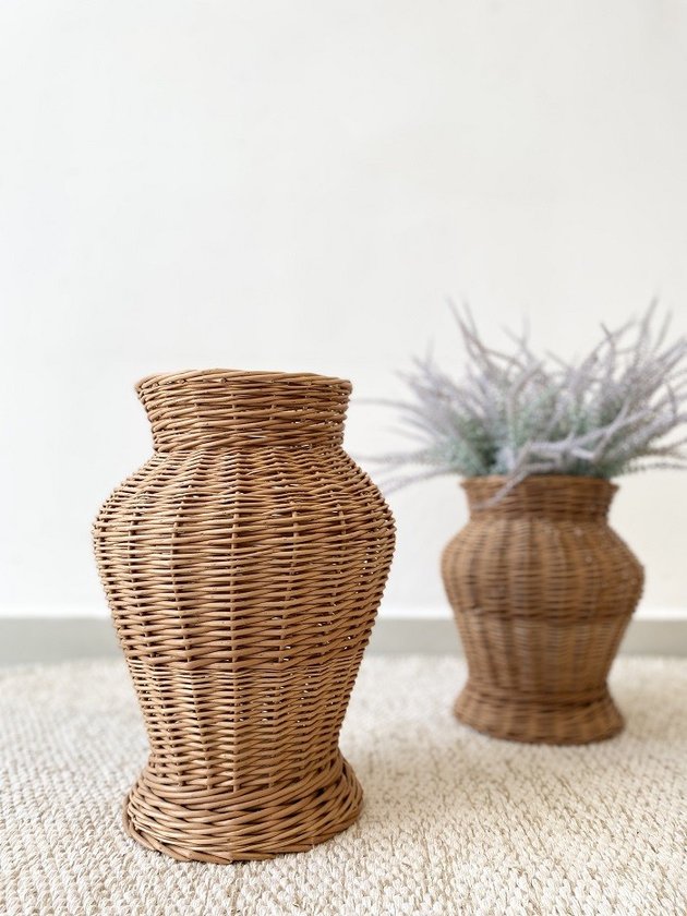 vaso de vime detalhe lili casa