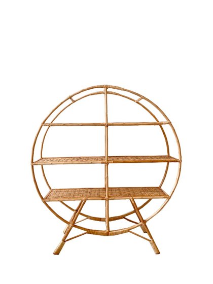 estante de vime boho bali moderno lili casa home decor