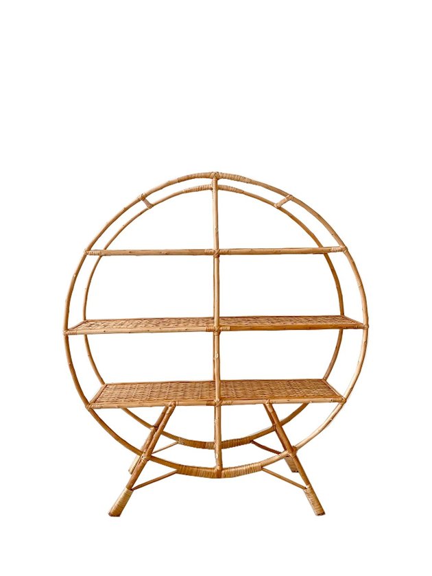 estante de vime boho bali moderno lili casa home decor