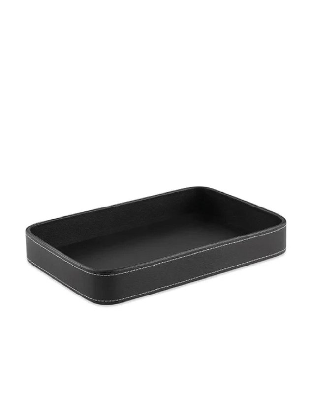 centro de mesa bandeja couro sintetico pu pequena pequena lili casa home decor