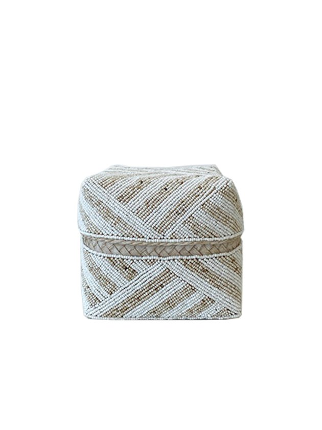 caixa micanga decorativa luxo media lili casa home decor