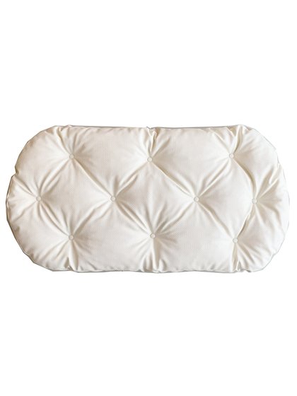 almofada aquac block branca retangular ninho grande lili casa home decor